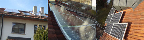 Photovoltaikanlage auf einem Privathaus