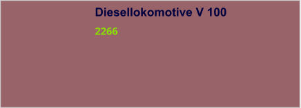 Diesellokomotive V 100 2266