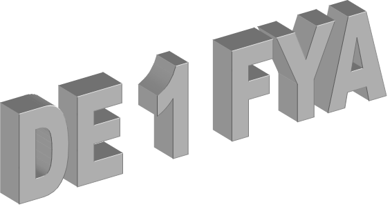 DE1FYA Logo