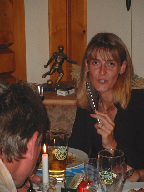 Sabine in Aktion