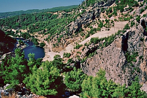 Blick vom Manavgat-Staudamm