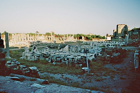 Side, Ausgrabungsareal