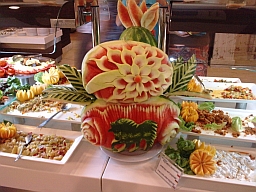 Thalia Beach Resort, Buffet