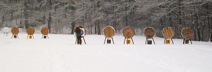 Scheibenaufbau beim SZF-Turnier 2012