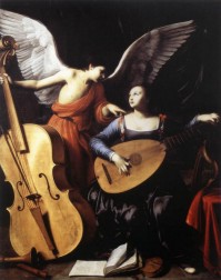 Cäcilia und der Engel, Carlo Saraceni, ca. 1620